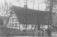 Das Stammhaus in Osterdamme um 1920 - the Kleine Klausing farm at Osterdamme about 1920